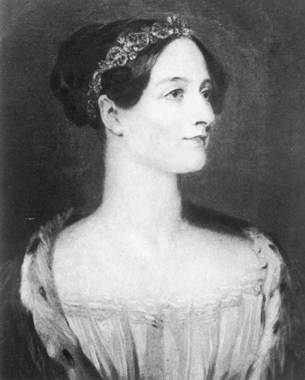 Portrait d’Ada Lovelace vers 1840