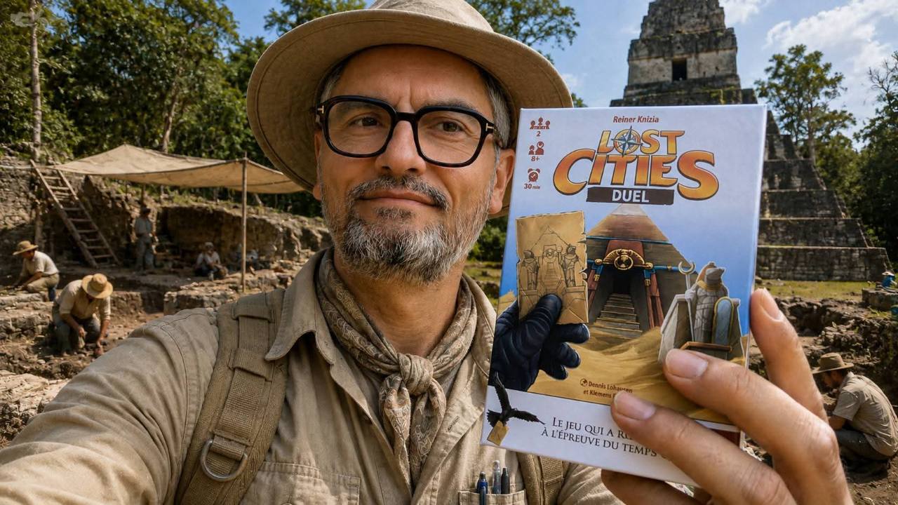 Lost Cities dans une mise en scène archéologique